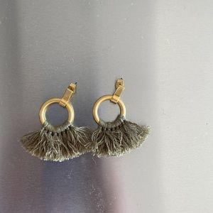 Madewell Tassel Hoop Earring